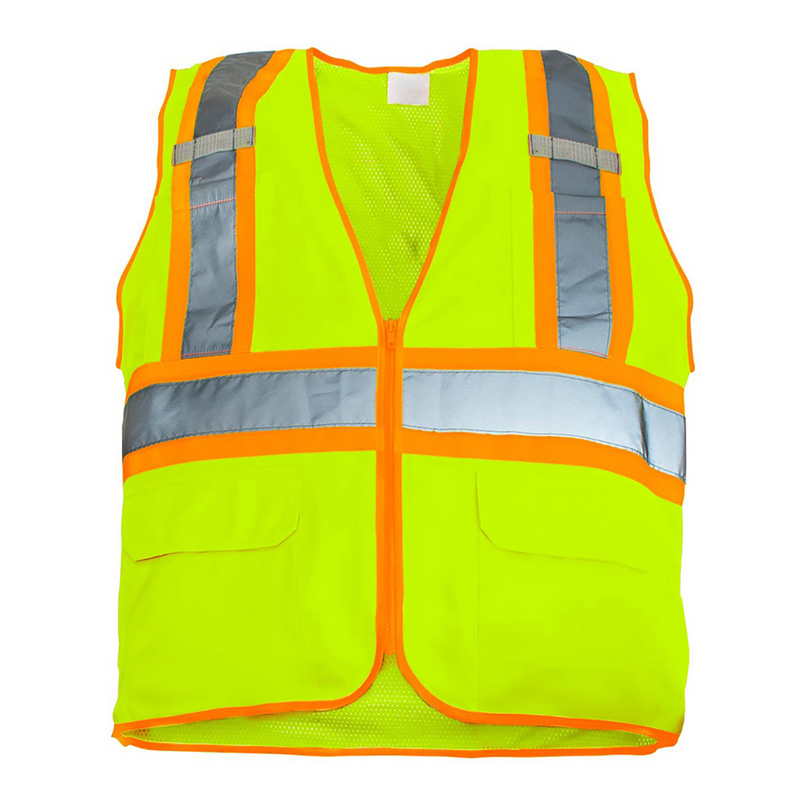 RigGear High Visibility Reflective Yellow Safety Vest-Small