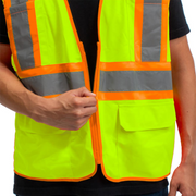 RigGear High Visibility Reflective Yellow Safety Vest-Small