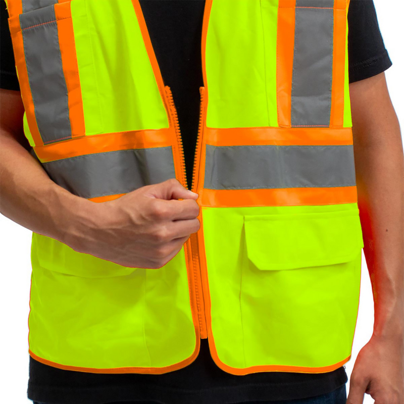 RigGear High Visibility Reflective Yellow Safety Vest-Small