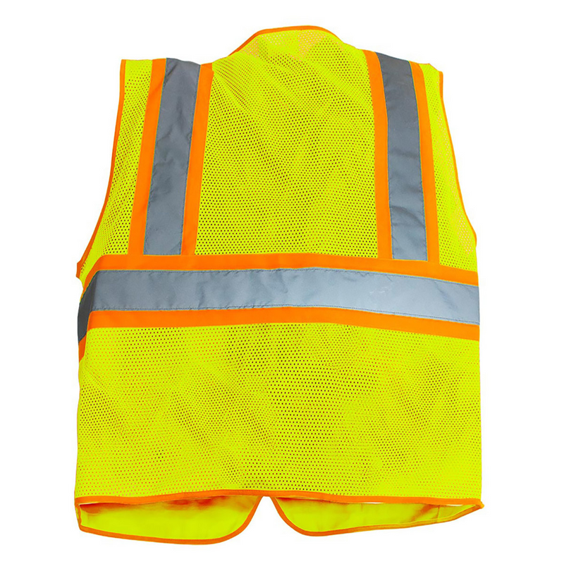 RigGear High Visibility Reflective Yellow Safety Vest-XX Large