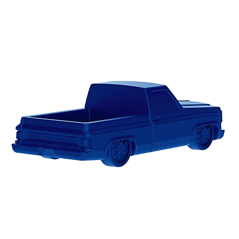 Solid Die-Cast 1973-1987 Chevrolet Truck Style Paper Weight-Indigo Blue