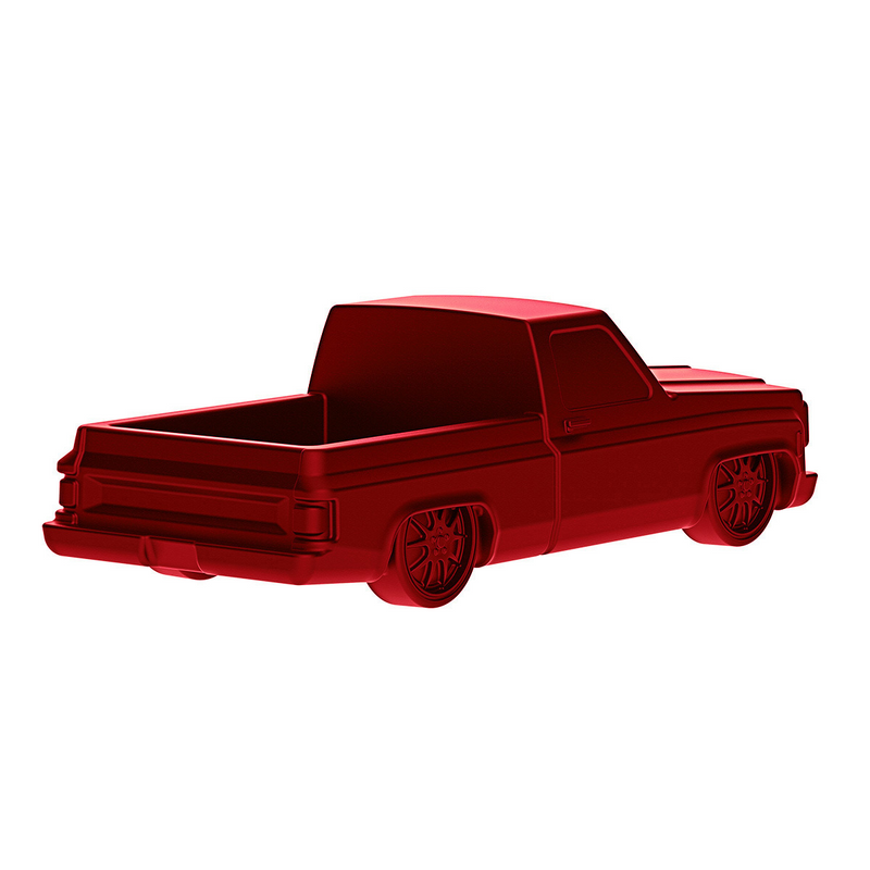 Solid Die-Cast 1973-1987 Chevrolet Truck Style Paper Weight-Candy Red