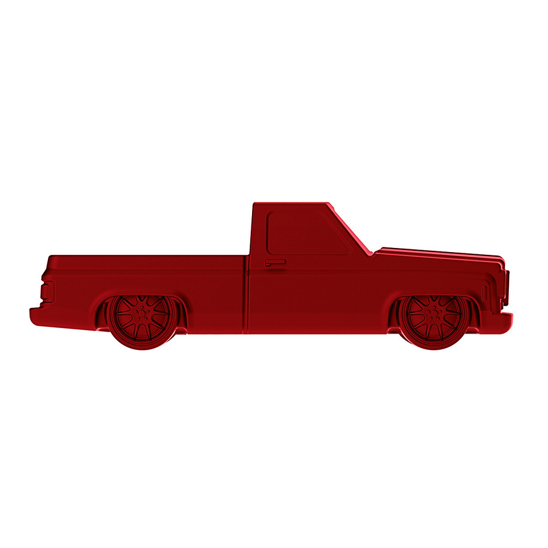 Solid Die-Cast 1973-1987 Chevrolet Truck Style Paper Weight-Candy Red