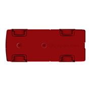Solid Die-Cast 1973-1987 Chevrolet Truck Style Paper Weight-Candy Red