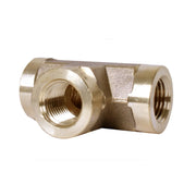 99410 1/8" BRASS FULL FEMALE PIPE TEE Rosy Brown