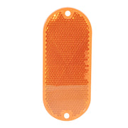 99560 OBLONG AMBER REFLECTOR W/ADHESIVE TAPE Coral