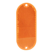 99565 OBLONG AMBER REFLECTOR W/HOLES Coral