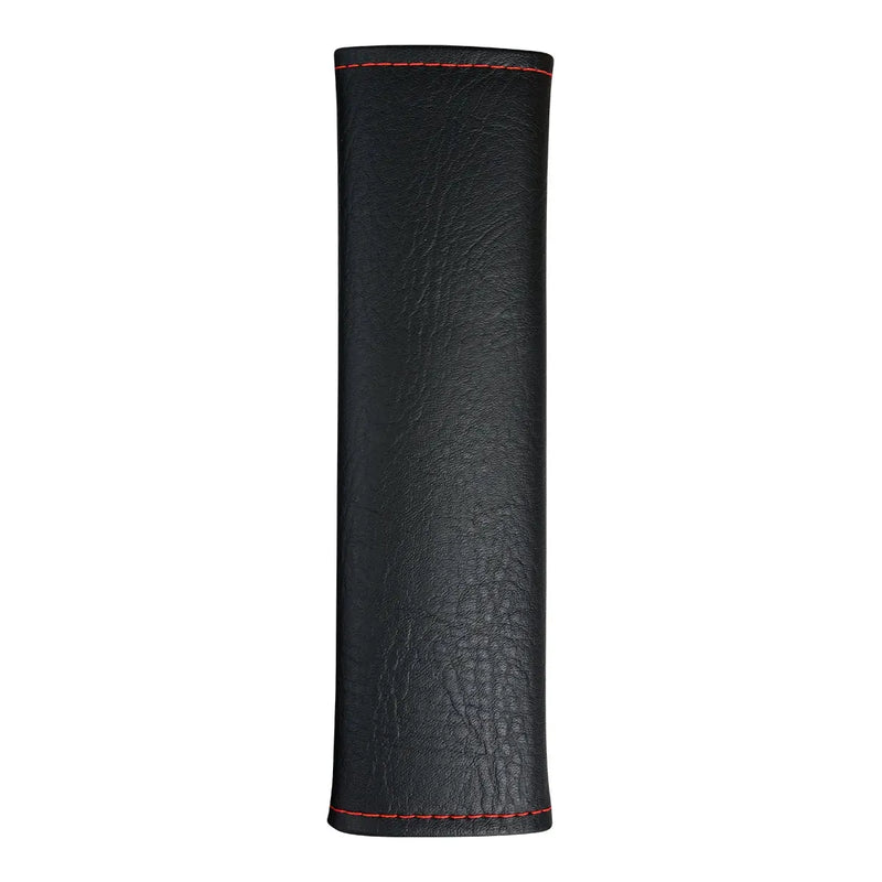 BLACK W/ RED STITCHING SEAT BELT COMFORT PAD COVER Dark Slate Gray