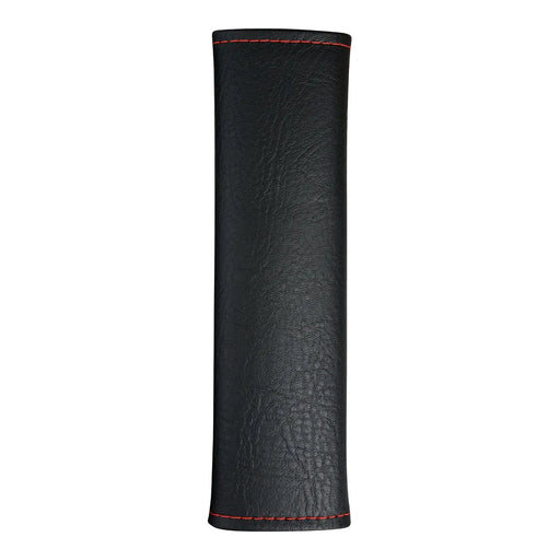 BLACK W/ RED STITCHING SEAT BELT COMFORT PAD COVER Dark Slate Gray
