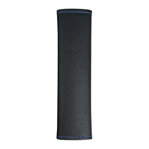 BLACK W/ BLUE STITCHING SEAT BELT COMFORT PAD COVER Dark Slate Gray