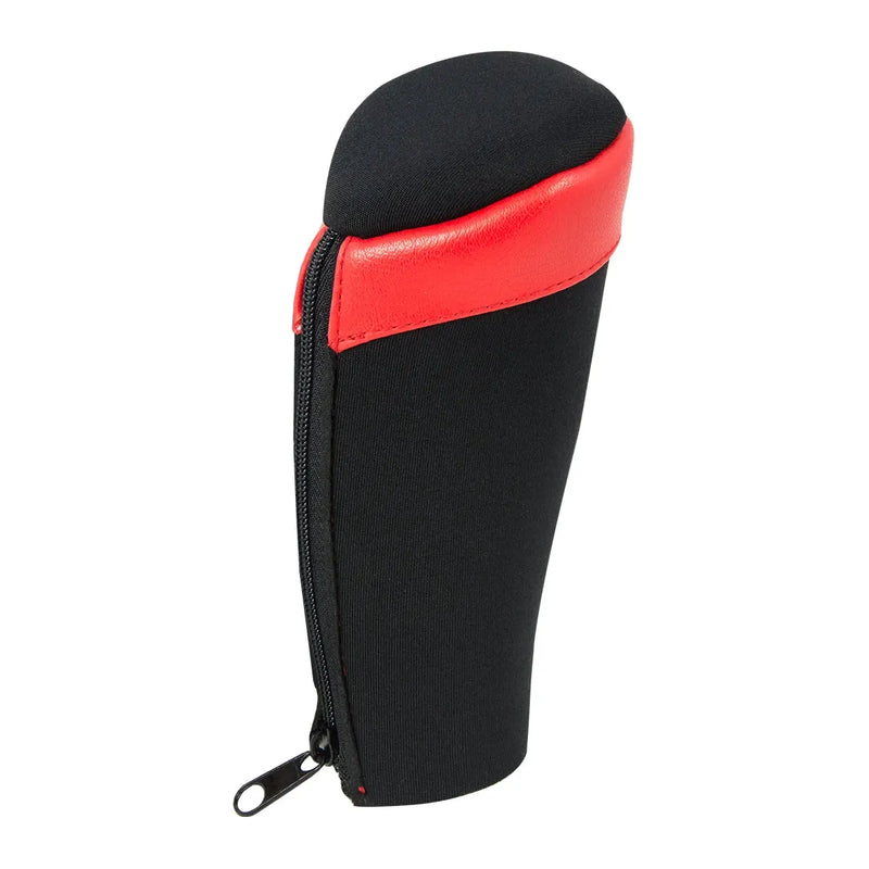 MATTE BLACK GEAR SHIFT KNOB COVER W/RED TRIM Dark Slate Gray