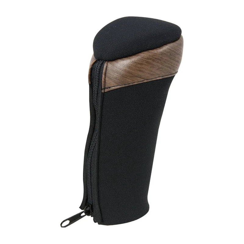 MATTE BLACK GEAR SHIFT KNOB COVER W/MATTE DARK WOOD Shift Cover Dark Slate Gray