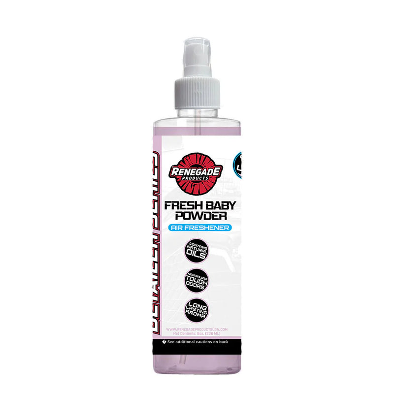 Renegade Detailer Series Air Fresheners Renegade Detailer Series Fresh Baby Powder Black