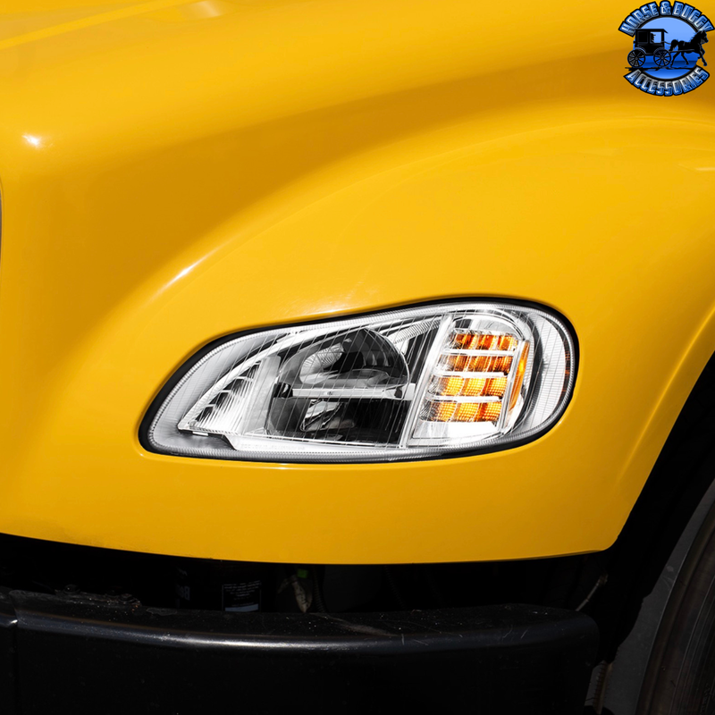 High Power Full LED Headlight For 2003-2024 Freightliner M2 (Choose Side)