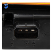 35 LED SEQUENTIAL TURN SIGNAL LIGHT FOR 2018-2024 FREIGHTLINER CASCADIA - AMBER LED/AMBER LENS (Choose Side) TURN SIGNAL Driver's Side,Passenger's Side Black