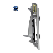 CHROME PLASTIC CENTER DASH INSTRUMENT BEZEL FOR 2018-2023 FREIGHTLINER CASCADIA #42427 FREIGHTLINER CASCADIA Light Slate Gray