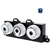 CHROME PLASTIC A/C CONTROL 6-PIECE DIAL COVERS FOR 2018-2023 FREIGHTLINER CASCADIA #42426 Dial Cover Light Gray