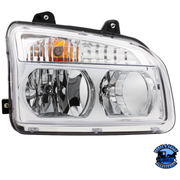 HEADLIGHT ASSEMBLY FOR 2015-2025 KENWORTH T880 (Choose Side) HEADLIGHT Drivers,Passengers Light Gray
