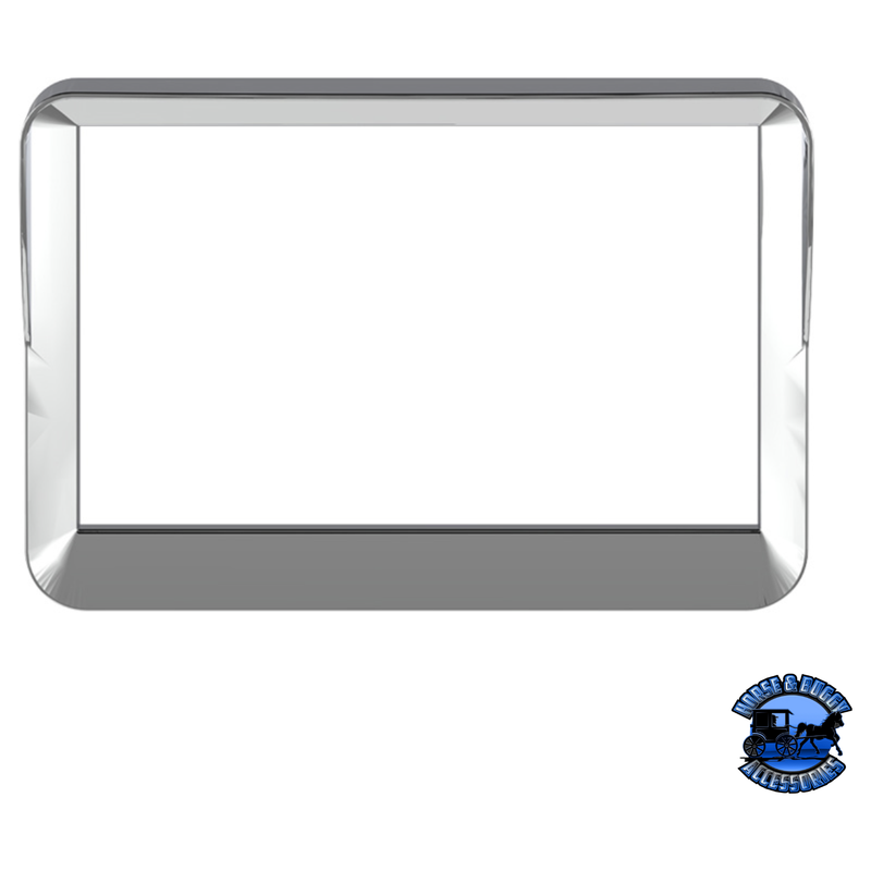 CHROME PLASTIC 7" NAVIGATION SCREEN BEZEL FOR 2012-2021 PETERBILT 579 #20608 Bezel Slate Gray