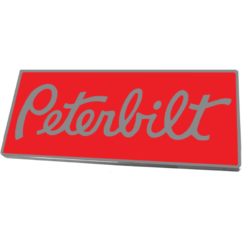 RECTANGULAR PB EMBLEM CHROME/RED 440 EMBLEM Light Slate Gray