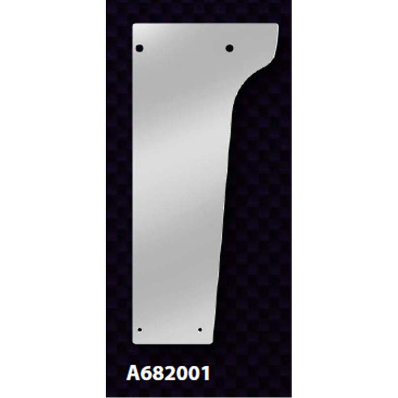 A6820001 A6820001 COWL PR PB 379 WIDE BLANK 2.5" SS PANEL EXTENSION Gray