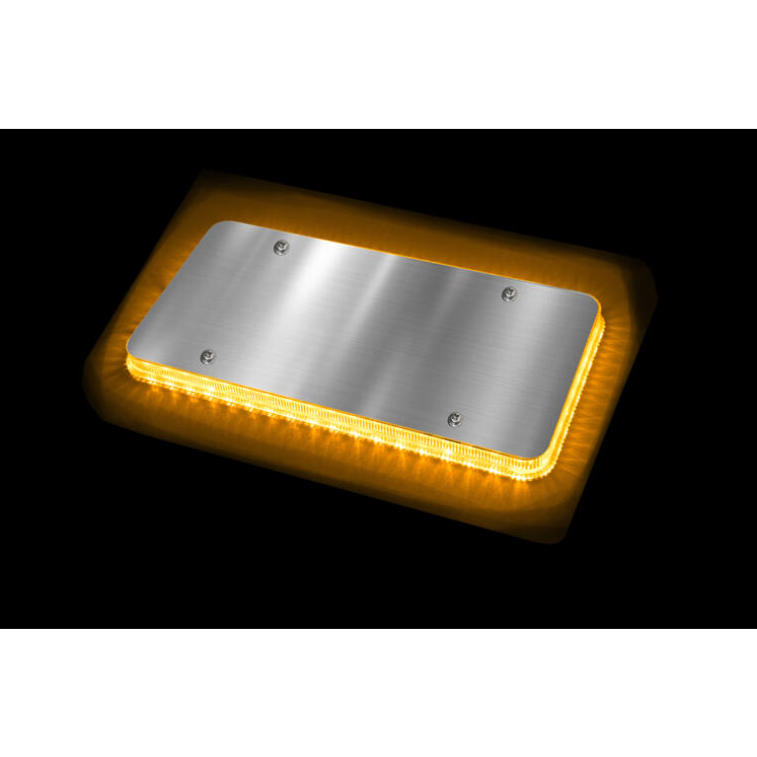 Halo Glow Light for License Plates with (Choose Color) and White LEDs Amber,Blue,Green,Purple,Red Black