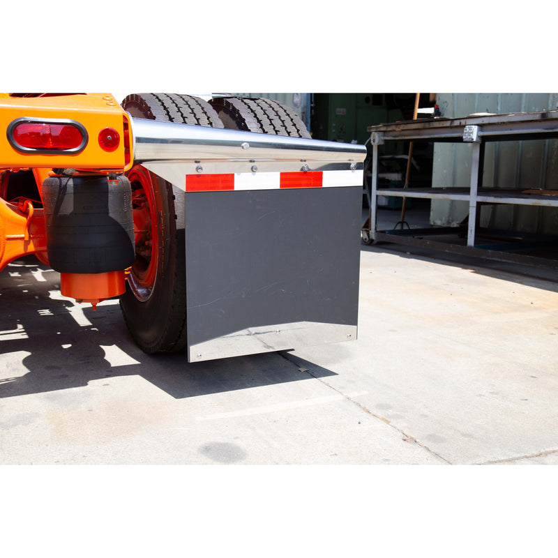 ATA-MFW-09 24" Bottom Mud Flap Weight Kit W/Back Plate (Hole Mount) (Universal Universal All Years)