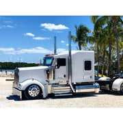 DP-KW945-DR70055CP 7'' EXHAUST KIT W/ 45'' BOX (OEM 1271) 55'' SPOOLS & CLAMPS (1982+) Cornflower Blue