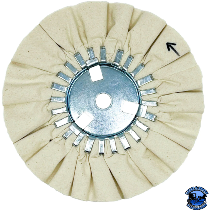 Light Gray Renegade Airway Buffing Wheels 9" or 10" Airway Buffs 9 inch / with removable center / UBM,10 inch / with removable center / UBM