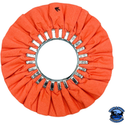 Renegade Airway Buffing Wheels 9" or 10" Airway Buffs 9 inch / no center plate / Orange,10 inch / no center plate / Orange Tomato