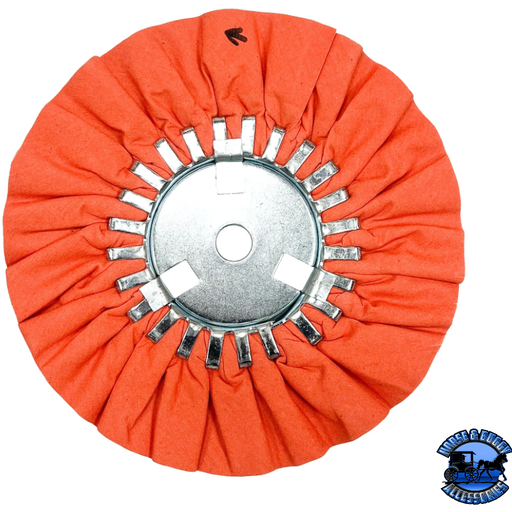 Tomato Renegade Airway Buffing Wheels 9" or 10" Airway Buffs 9 inch / with removable center / Orange,10 inch / with removable center / Orange