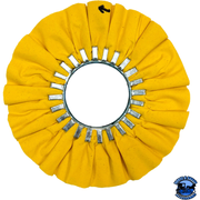 Renegade Airway Buffing Wheels 9" or 10" Airway Buffs 9 inch / no center plate / Yellow,10 inch / no center plate / Yellow Orange