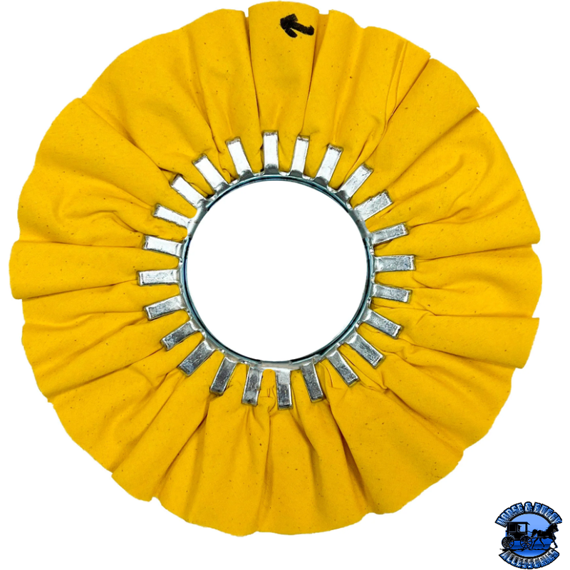 Renegade Airway Buffing Wheels 9" or 10" Airway Buffs 9 inch / no center plate / Yellow,10 inch / no center plate / Yellow Orange