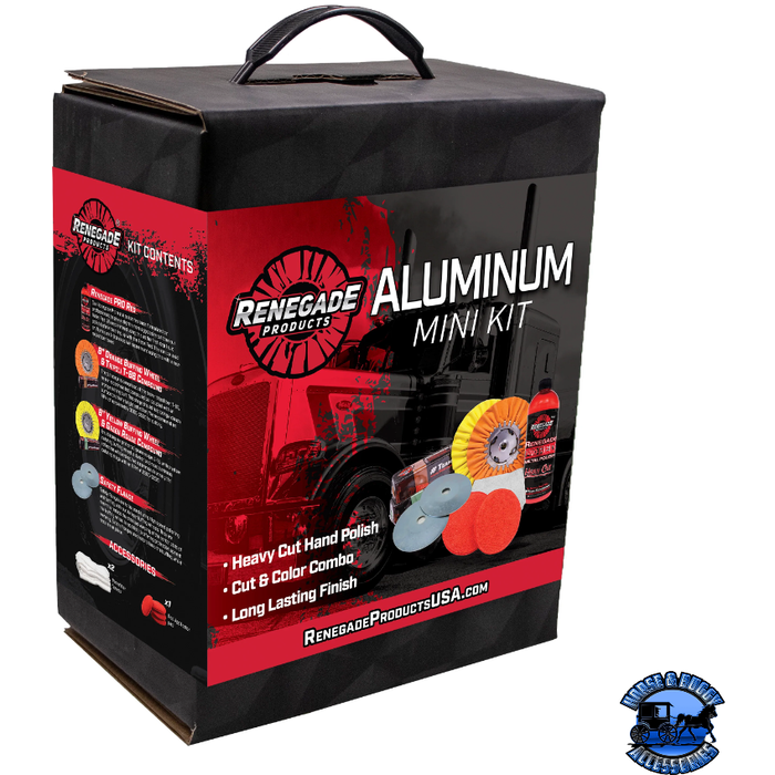 Maroon Renegade Aluminum Mini Kit rp-LFGRPKR-MK-ALUM Renegade Metal Polishing kits