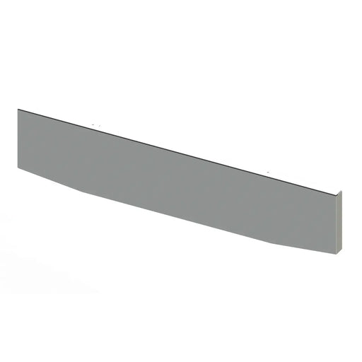 #GO-0000-732T-USX 18'' TAPERED TO 16'' PETE 389 BLIND MOUNT BOXED BUMPER (NO HOLES) BUMPER Light Slate Gray