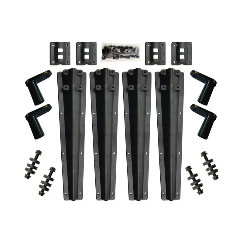 HB-10001327 BLACK PLASTIC BOLT-ON FENDER KIT (FOR SINGLE RADIUS SET) FENDER BRACKET MZ-B100BTPA Dark Slate Gray