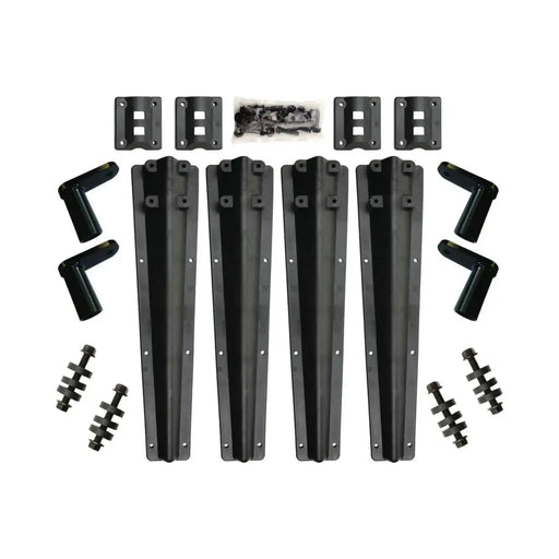 HB-10001327 BLACK PLASTIC BOLT-ON FENDER KIT (FOR SINGLE RADIUS SET) FENDER BRACKET MZ-B100BTPA Dark Slate Gray
