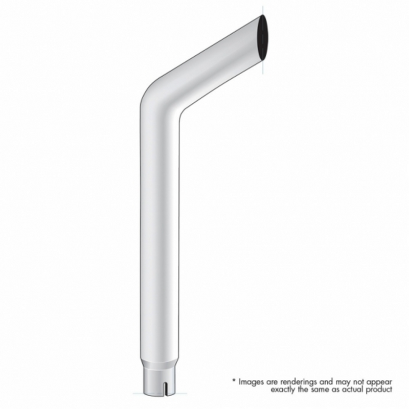 6" Bull Reduce To 5" ID Bottom Exhaust - 84" L
