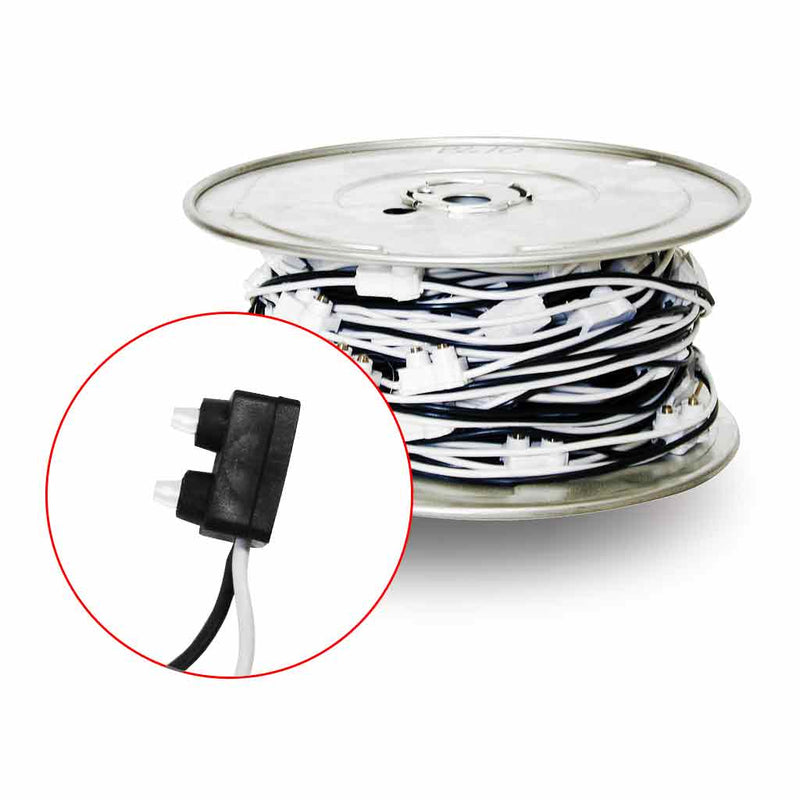 Arnés de cables en rollo de 2 clavijas de 100 pies con espacio de 10" (110 enchufes)" VENDIDO POR ENCHUFE