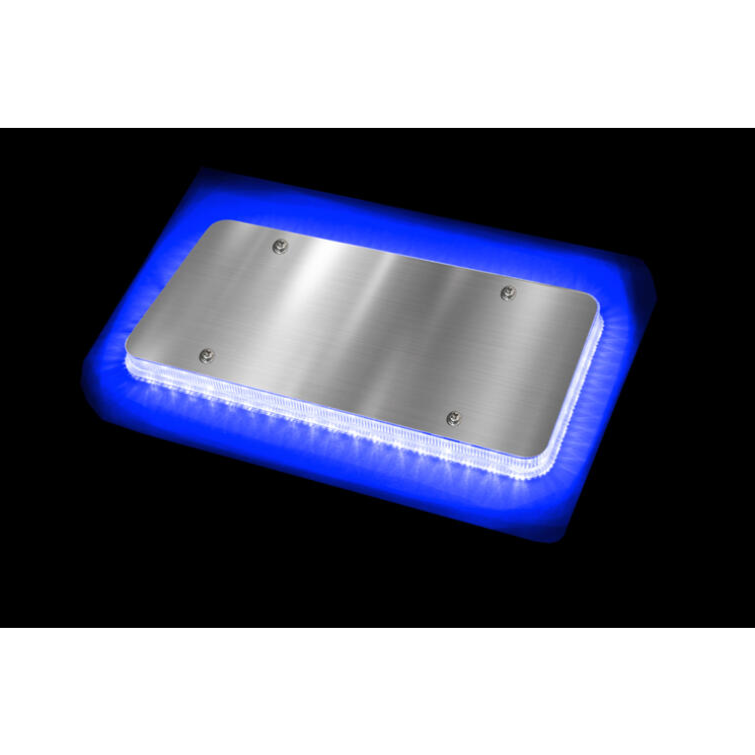 Halo Glow Light for License Plates with (Choose Color) and White LEDs Amber,Blue,Green,Purple,Red Black