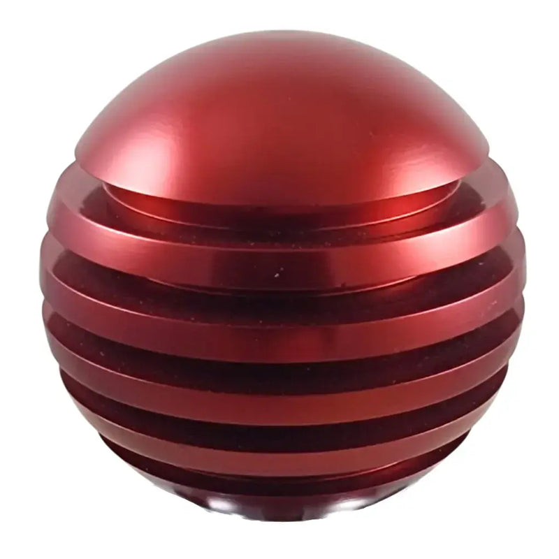 Ring Style Grooved Aluminum Shift Knob (Choose Color) Red Brown