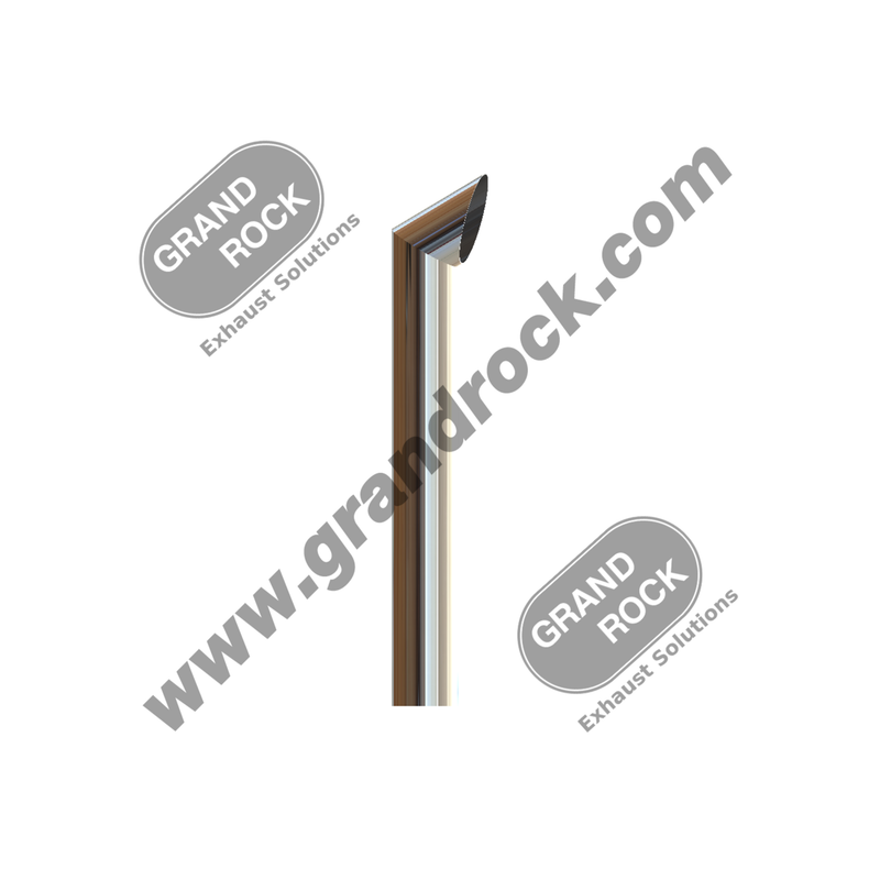 BR6-48SBC  6" X 48" BRUTE, OD CHROME