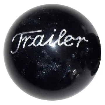 Font 1 Engraved Trailer Brake Knobs (5/8"-11 female threads) Twisted Shifterz (Choose Color) brake knob Pearl Black Black