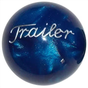 Font 1 Engraved Trailer Brake Knobs (5/8"-11 female threads) Twisted Shifterz (Choose Color) brake knob Pearl Blue Midnight Blue