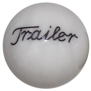 Font 1 Engraved Trailer Brake Knobs (5/8"-11 female threads) Twisted Shifterz (Choose Color) brake knob Pearl White Dark Gray