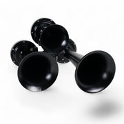Train Horn - 3 Horn Configuration Stacked Style (Choose Color) TRAIN HORN Black Black