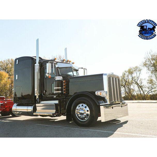 B22-10D-20-1123 20", Mitered, Blind Mount, Tow Holes (Peterbilt 388,389,589,567 Kenworth w990) BLIND MOUNT BUMPER Lavender