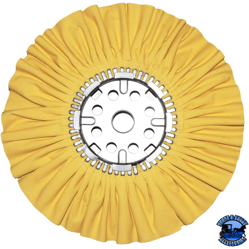 Renegade 14" Buffing Wheels for Wheel Polishing Machines Airway Buffs Yellow Sandy Brown