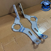 Replacement Braces for (16"-18”-20”-22" Bumpers) W/Watermelon Mount (Choose Make and Model) (PAIR) BUMPER Peterbilt 379,388/389/567SFFA/589 18" 20" 22",Kenworth W900,388/389/567SFFA/589 16" Only Dim Gray