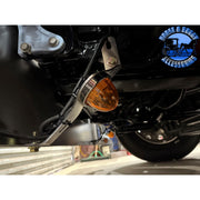 Replacement Braces for (16"-18”-20”-22" Bumpers) W/Watermelon Mount (Choose Make and Model) (PAIR) BUMPER Peterbilt 379,388/389/567SFFA/589 18" 20" 22",Kenworth W900,388/389/567SFFA/589 16" Only Gray